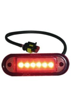 SBA12R6 12V 6 LEDLİ KIRMIZI Basamak Aydınlatma Sid 30220054