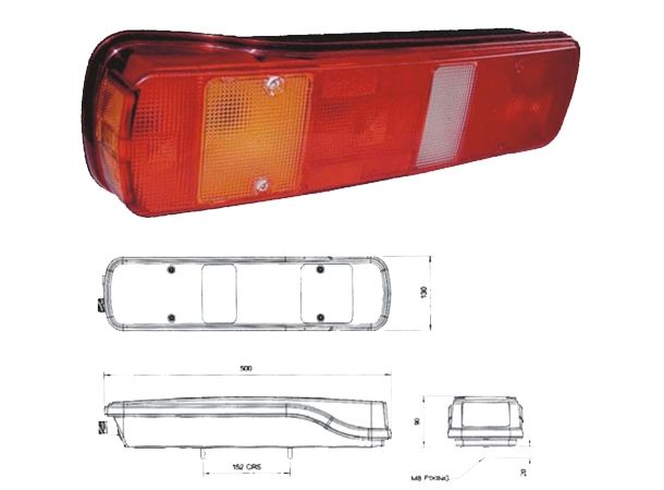 ÇERKEZ-UNVR-063 2005 FH-FM VOLVO STOP AMP. KONNEKTÖRLÜ SOL  20565103.