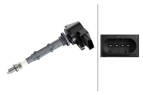 Ateşleme Bobini,4-Kutuplu,Mercedes C-CLC-CLK-CLS-E 000 150 19 80 / 000 150 27 80 / 272 906 00 60 / A 000 150 19 80 / A 000 150 27 80 / A 272 906 00 60