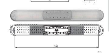 YD-D-0395 DSL-24. 12LED İÇ AYDINLATMA LAMBASI 24V
