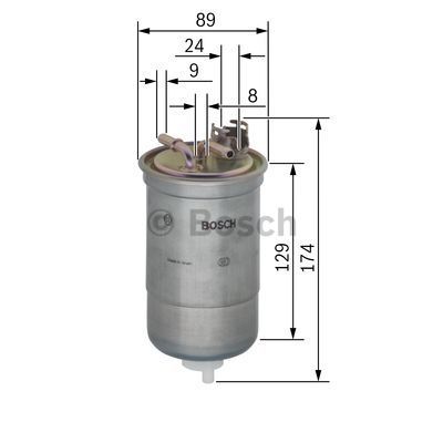 Yakıt FiltresiFORD Galaxy 1.9 TDI 199909 - 200003 VWW 7M0127401B; FOR XM21