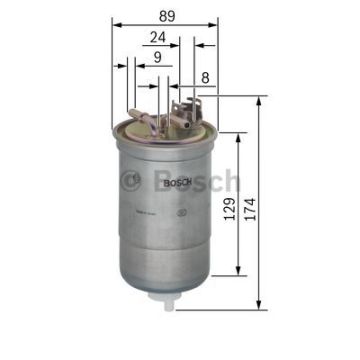 Yakıt FiltresiFORD Galaxy 1.9 TDI 199909 - 200003 VWW 7M0127401B; FOR XM21