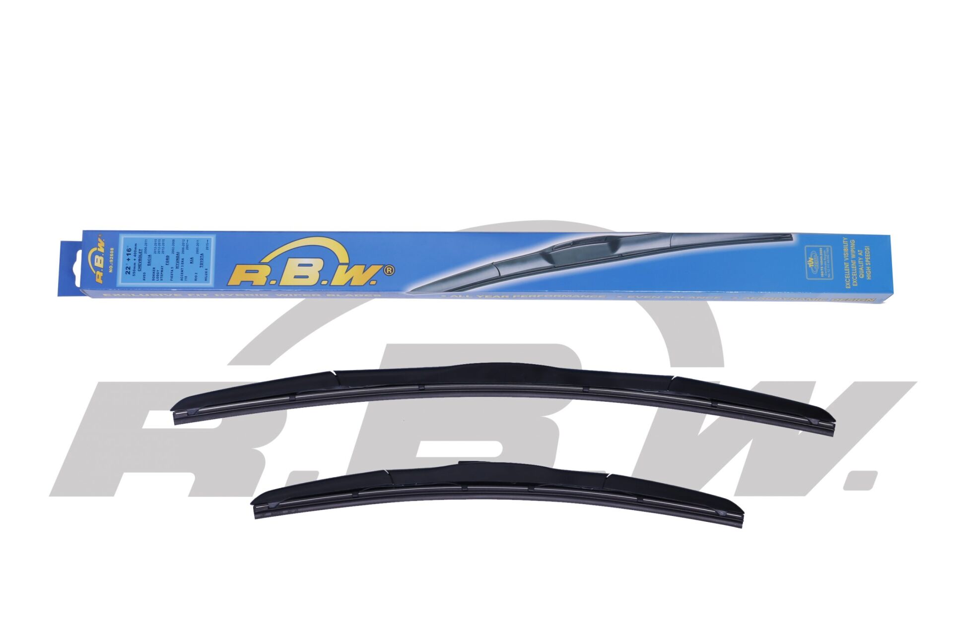 92608 HYBRID SİLGİ SÜPÜRGESİ CHEVROLET AVEO  SİLECEK (2006-2011) DACIA DOKKER (2012-2015) FORD FIESTA 5 (2002-2008) HYUNDAI ACCENT 3 ERA(MC) (2006-2012) İ10 (2007--) KIA RIO 2 (2005-2011) TOYOTA HILUX 8 (2015--)