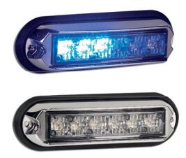 YD-D-0415 DSL-GHST2AC-CHROME CERCEVE 6 LED LAMBA A 30V AMBER