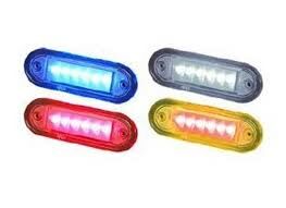 SBA24B6 24V 6 LEDLİ MAVİ Basamak Aydınlatma Side M 30220056