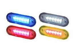 SBA24B6 24V 6 LEDLİ MAVİ Basamak Aydınlatma Side M 30220056