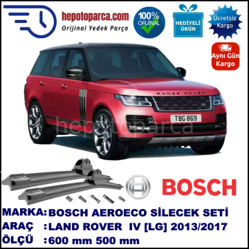 LAND ROVER  Range Rover IV [LG] 02.2013-..., 600 / 500 mm. BOSCH AEROECO Aparatlı Muz Silecek