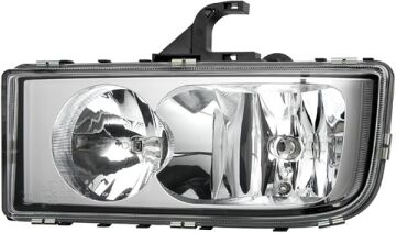 Ana Far,24V,Halojen,Sağ,far mesafe kontrolü olmaya E1 1838 / 1LB 247 011-068 / 1536154 / 247011061 / 1LB 247 011-065 / 940 820 06 61 / 1LB 247 011-067 / A 940 820 06 61 /not CP65 approved / E1 1836