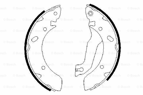 Pabuçlu Fren Balatası [203,2*39 mm]HYUNDAI Lantra 1.8i 16V 199505-200009 HYU 5830529A00; HYU 5830