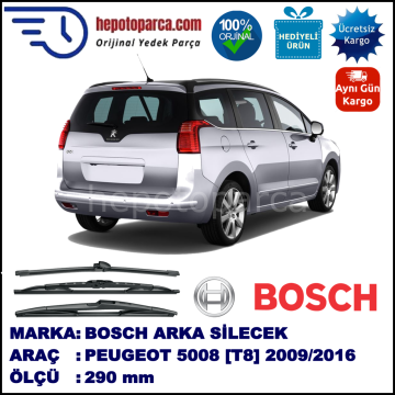 PEUGEOT 5008 [T8] 290 mm 09.2009-... BOSCH Arka Silecek