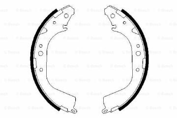 Pabuçlu Fren Balatası [295*50 mm]CHEVROLET; TOYOTA Aveo 1.4 Hatchback 201106-; Hilux 2.5 Diesel Turbo Pickup 4x4 200108-200508 TOY 0449535230; TOY 0449