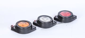 LEDLİ YUVARLAK İŞARET LAMBA - SARI