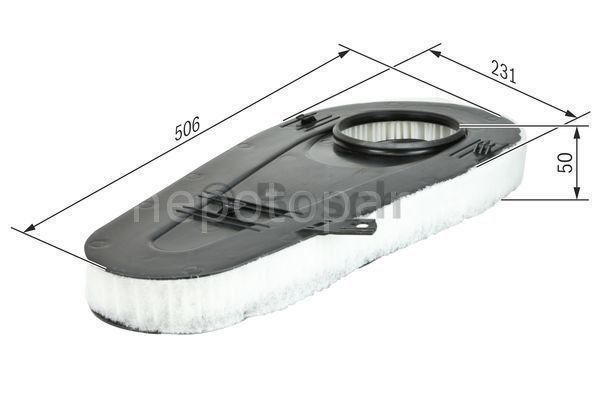 BMW 525 d 03.2010 - 08.2011 BOSCH HAVA FİLTRESİ filitre
