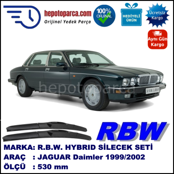 JAGUAR Daimler  01.99-08.02 530 /  mm. RBW Hybrid Silecek. U Kanca Uyumlu Hibrit