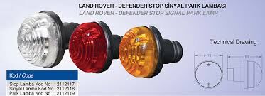 2112119 LAND ROVER DEFENDER PARK LAMBASI BEYAZ