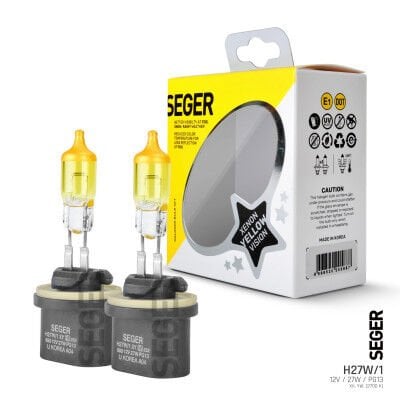 208215 H27W/1(880)12V 27W (2.700K SARI IŞIK)TAKIM PG13 DÜZ SOKET XENON YELLOW