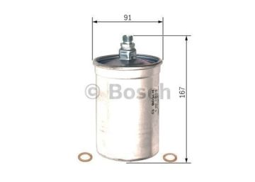 MERCEDES-BENZ 300 SEL 3.2 03.1991 - 05.1993 BOSCH BENZİN FİLTRESİ