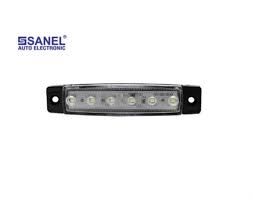 SBD12W6 12V 6 LEDLİ BEYAZ DİKDÖRTGEN Dizayn Side M 30580004