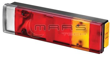 611843 MAN TİPİ 7 Lİ SOKETLİ PLAKALI STOP LAMBASI DÜZ CAM ARKADAN SOKETLİ 81252256466