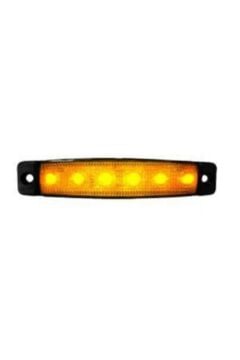 SBD12Y6 12V 6 LEDLİ SARI DİKDÖRTGEN Dizayn Side Ma 30580003