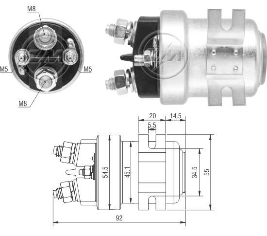 403   MARŞ OTOMATİĞİ 12V UNİVERSAL TİP 200 AMPER