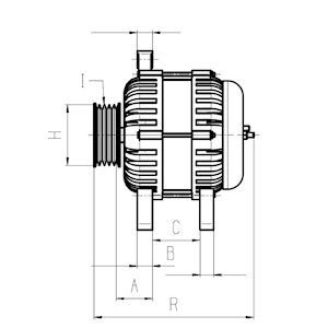 F032112750 Alternatör Audi 100 Turbo 2.2 MC 01-08- 1986 -,Audi 100 E 2.3 NF 01-10-1986 -,Audi 100 TDi 2.5 1T 01-01-1990 -,Audi 100 E 2.3 NF 44, 44Q, C3.. 01-01-1990 -,Audi 100 E Turbo 2.2 MC 01-08-1986 - ALT859