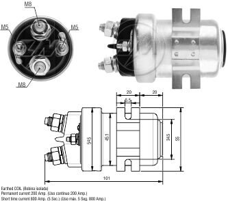 404   MARŞ OTOMATİĞİ 24V UNİVERSAL TİP 200 AMPER
