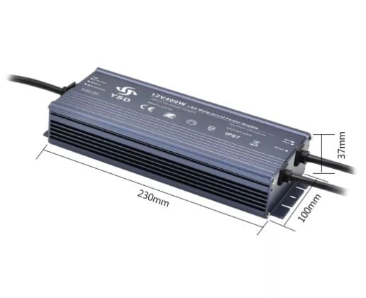 LED - YÜKSEK - DÜZ - DUAL VOLTAJ - 12V/24V - IP67