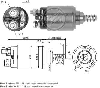 543   MARŞ OTOMATİĞİ 12V MERCEDES VOLVO MAN   KALIN GÖVDE 0,331,402,002
