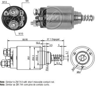 544   MARŞ OTOMATİĞİ 12V DİZEL KALIN GÖVD 2210 MERCEDES 0331402087