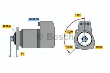 Marş  Motoru KHD; POCLAIN RC-Serie; DX-Serie KHD 1174635; KHD 0117463