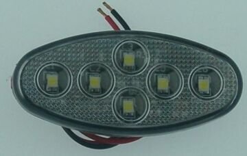 SBE12B6 12V 6 LEDLİ MAVİ ELİPS Dizayn Side Marker  30570001