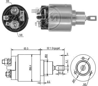574   MARŞ OTOMATİĞİ 12V ALFA ROMEO FIAT BMW 13635461 75 27 856