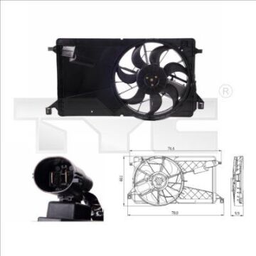 59422 FAN MOTORU FORD FOCUS 2 CMAX 1 FORDCMAX TDCI 3M5H8C607RJ