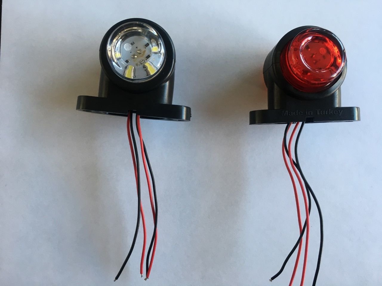 12 LEDLİ MİNİ TAKOZ LAMBA KIRMIZI BEYAZ