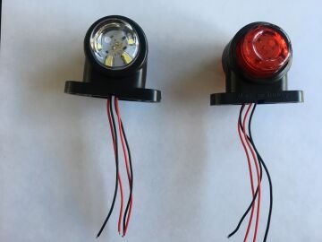 12 LEDLİ MİNİ TAKOZ LAMBA KIRMIZI BEYAZ