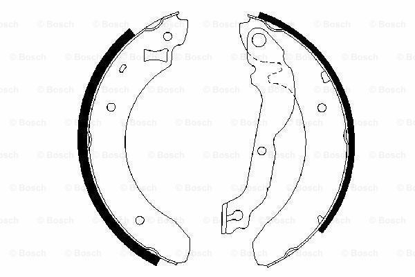 Pabuçlu Fren Balatası [228,6*57 mm]FORD Sierra 2.0i 198701 - 199302; Sierra 1.8 TD 198808 - 199302; Sierra 2.0i 198905 - 199302; Sierra 2.0 198710 - 199302; Sierra 1.8 198805 - 199302; Sierra 2.0 198701 - 199302; Sierra 2.0 198905 - 199302; FOR 83BB2