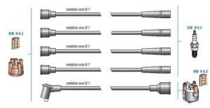 DODUCO 7710 BUJİ KABLOSU TOFAŞ D.K.Ş DÜZ MOTOR FİAT DOĞAN KARTAL ŞAHİN 4458077