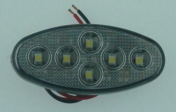 SBE24R6 24V 6 LEDLİ KIRMIZI ELİPS Dizayn Side Mark 30570008