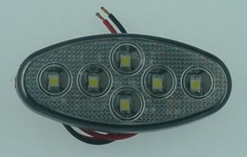 SBE24W6 24V 6 LEDLİ BEYAZ ELİPS Dizayn Side Marker 30570010