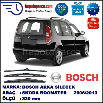 SKODA Roomster [5J7] 330 mm 03.2006-... BOSCH Arka Silecek