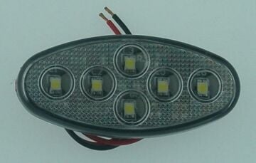 SBE24Y6 24V 6 LEDLİ SARI ELİPS Dizayn Side Marker  30570009