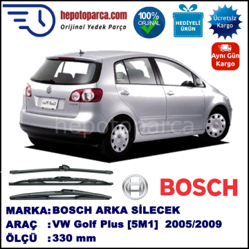 VW Golf Plus [5M1] 330 mm 01.2005-05.2009 BOSCH Arka Silecek