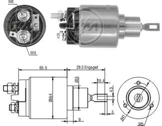 ZM 873   MARŞ OTOMATİĞİ 12V ESCORT CITROEN PEUGEOT FORD 0331303066   F000SH0132