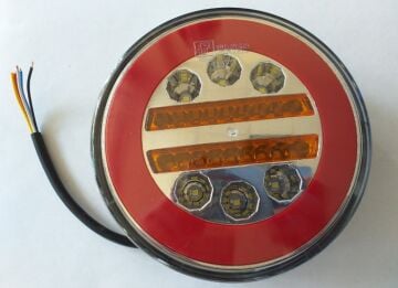 NEON LEDLİ YUVARLAK STOP LAMBA 12V