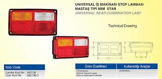 842136 SİERA STOP LAMBASI MASTAŞ(9002009