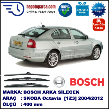 SKODA Octavia [1Z3] 400 mm 05.2004-... BOSCH Arka Silecek