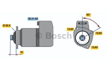 Marş  Motoru IVECO; FIAT; ISOTTA FRASCHINI (FINCAN 330-Serie; 190-Serie; 160-Serie; 260-Serie; 600-Serie; L-Serie; 320-Serie; V-Serie UNI 4782801; LAI 4782801
