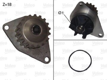 506721 SU POMPASI CITROEN C2/C3/C4 1,4 16V PEUGEOT 206/207/307/1007 1201G2 1201-G2