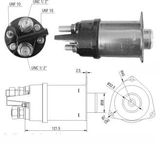 456   MARŞ OTOMATİĞİ 12V 42MT BMC DEV FATİH 2222  BMC İŞ MAKİNASI CAT 10478801 D918A